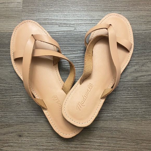 Madewell Tan Slides (size6) - Picture 1 of 3